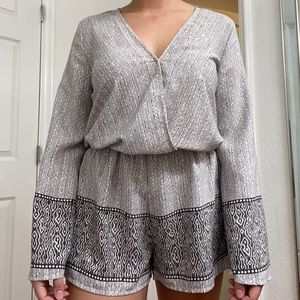 Long sleeve romper